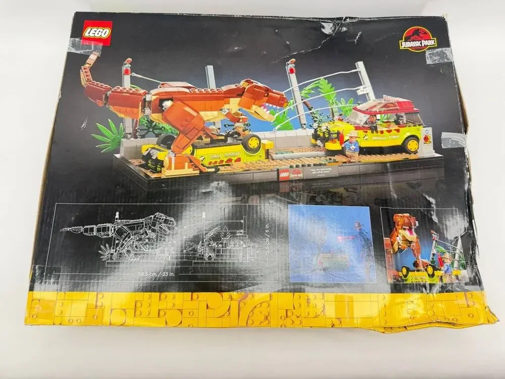 LEGO Jurassic Park T Rex Breakout 76956 1212PCS New Damaged Box 2LB